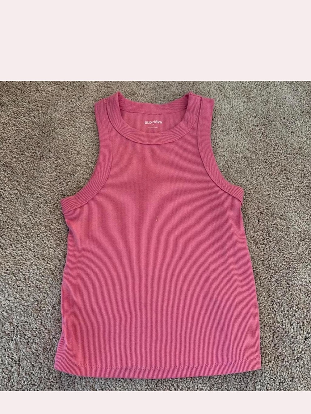 Pink old navy tank